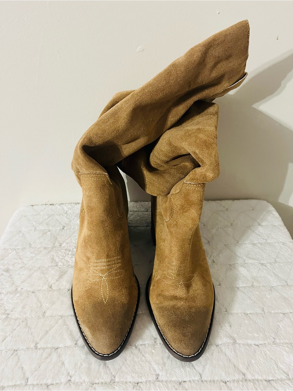 Oasis Society Western Vegan Leather Boot Sz 9